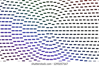 Light Multicolor, Rainbow vector pattern with narrow lines. Shining colored illustration with narrow lines. Pattern for ads, posters, banners.