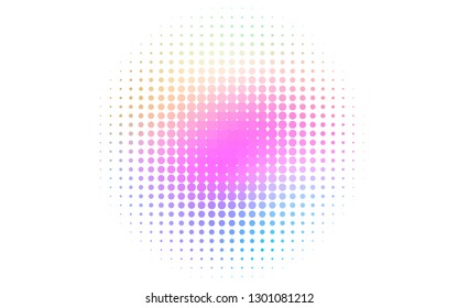 Light Multicolor, Rainbow vector pattern with spheres. Modern abstract illustration with colorful water drops. Pattern for beautiful websites.