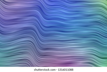 Light Multicolor, Rainbow vector pattern with lava shapes. A completely new color illustration in marble style. Pattern for your business design.