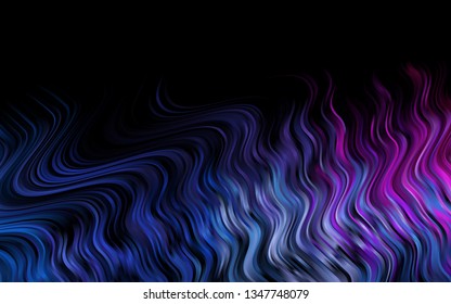 Light Multicolor, Rainbow vector pattern with bubble shapes. Colorful abstract illustration with gradient lines. Pattern for your business design.