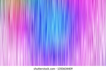 Light Multicolor, Rainbow vector pattern with narrow lines. Decorative shining illustration with lines on abstract template. Pattern for ads, posters, banners.