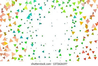 Light Multicolor, Rainbow vector pattern in polygonal style. Modern abstract illustration with colorful triangles. Pattern can be used for websites.