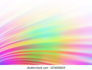 Light Multicolor, Rainbow vector pattern with lava shapes. Brand new colored illustration in marble style with gradient. The elegant pattern for brand book.