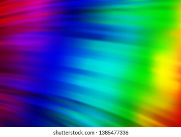 Light Multicolor, Rainbow vector pattern with bubble shapes. Geometric illustration in marble style with gradient.  A new texture for your  ad, booklets, leaflets.