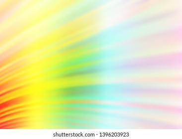 Light Multicolor, Rainbow vector pattern with lava shapes. Glitter abstract illustration with wry lines. The template for cell phone backgrounds.