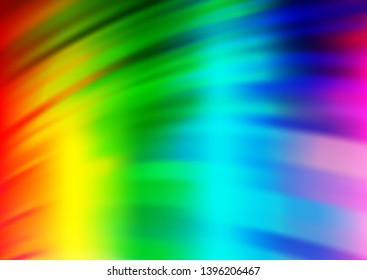 Light Multicolor, Rainbow vector pattern with lamp shapes. An elegant bright illustration with gradient. The elegant pattern for brand book.