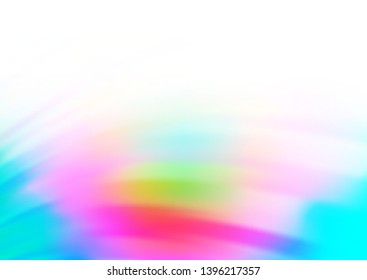 Light Multicolor, Rainbow vector pattern with bubble shapes. Shining illustration, which consist of blurred lines, circles. A completely new marble design for your business.
