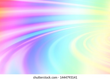 Light Multicolor, Rainbow vector pattern with lava shapes. A completely new color illustration in marble style. New composition for your brand book.