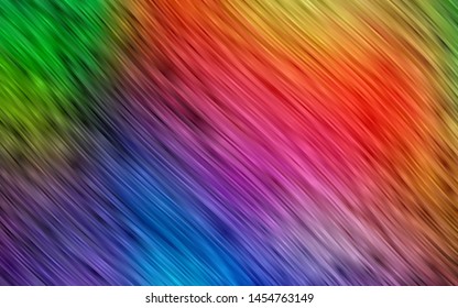 Light Multicolor, Rainbow vector pattern with bubble shapes. A vague circumflex abstract illustration with gradient. A new texture for your  ad, booklets, leaflets.