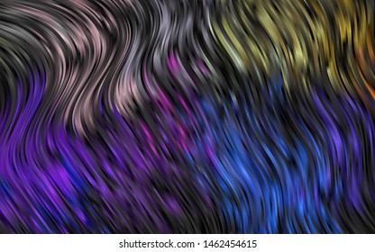 Light Multicolor, Rainbow vector pattern with bubble shapes. A vague circumflex abstract illustration with gradient. The elegant pattern for brand book.