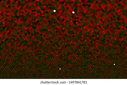 Light Multicolor, Rainbow vector pattern with spheres. Glitter abstract illustration with blurred drops of rain. Pattern for beautiful websites.