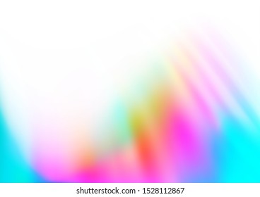 Light Multicolor, Rainbow vector pattern with liquid shapes. A sample with blurred bubble shapes. A new texture for your  ad, booklets, leaflets.