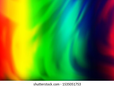 Light Multicolor, Rainbow vector pattern with lamp shapes. Brand new colored illustration in marble style with gradient. The elegant pattern for brand book.