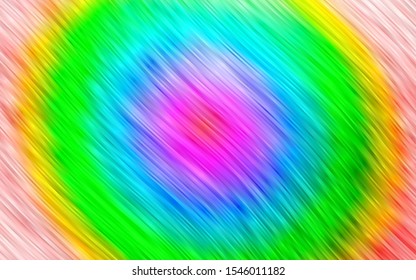Light Multicolor, Rainbow vector pattern with liquid shapes. Shining illustration, which consist of blurred lines, circles. A new texture for your  ad, booklets, leaflets.