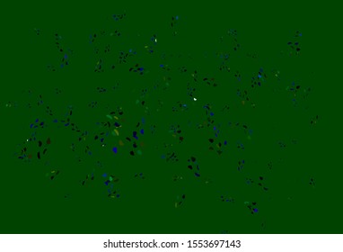 Light Multicolor, Rainbow vector pattern with chaotic shapes. Colorful chaotic forms with gradient in modern style. Simple design for your web site.