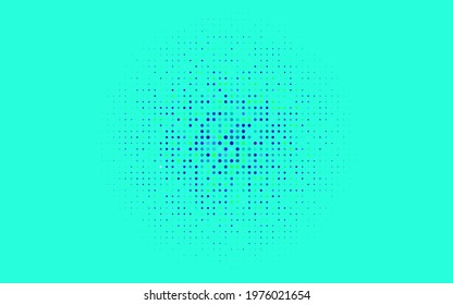 Light Multicolor, Rainbow vector pattern with spheres. Beautiful colored illustration with blurred circles in nature style. Pattern for ads, booklets.