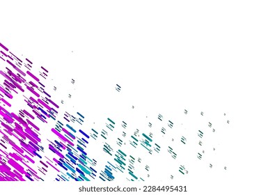Light Multicolor, Rainbow vector pattern with narrow lines. Glitter abstract illustration with colored sticks. Pattern for ads, posters, banners.