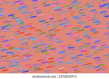 Light Multicolor, Rainbow vector pattern with narrow lines. Decorative shining illustration with lines on abstract template. Backdrop for TV commercials.