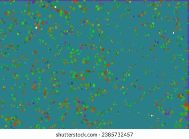 Light Multicolor, Rainbow vector pattern with bubble shapes. A vague circumflex abstract illustration with gradient. The best blurred design for your business.