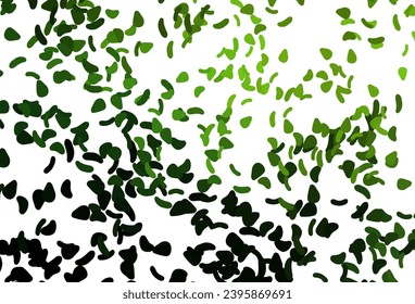 Light Multicolor, Rainbow vector pattern with chaotic shapes. Decorative design in abstract style with random forms. Background for a cell phone.