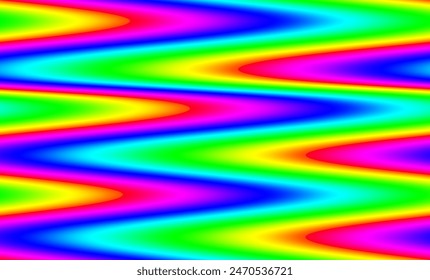 Light Multicolor, Rainbow vector pattern with bent ribbons. A sample with blurred bubble shapes. New composition for your brand book.