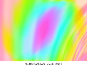 Light Multicolor, Rainbow vector pattern with bubble shapes. Geometric illustration in marble style with gradient.  A completely new template for your business design.