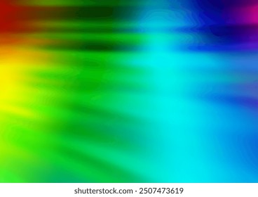 Light Multicolor, Rainbow vector pattern with lamp shapes. Shining crooked illustration in marble style. The elegant pattern for brand book.