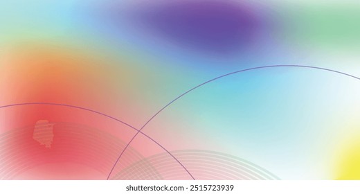 Light Multicolor, Rainbow vector pattern with liquid shapes. A sample with blurred bubble shapes. The template for cell phone backgrounds.