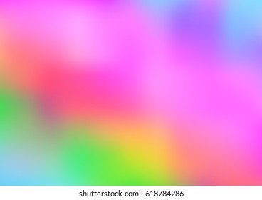 Light Multicolor, Rainbow vector pattern. Blurred template. Bright sample. Repeating template with colored elements. New texture for your design. Pattern can be used for business background.