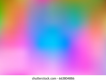 Light Multicolor, Rainbow vector Pattern. Blurred template. Bright sample. Repeating template with colored elements. New texture for your design. Pattern can be used for business background.