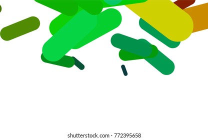 Light Multicolor, Rainbow vector pattern with rounded lines. Shining colored illustration with rounded stripes. The pattern can be used for medical ad, booklets, leaflets