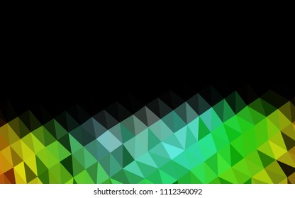 Light Multicolor, Rainbow vector polygon abstract layout. Creative geometric illustration in Origami style with gradient. A new texture for your design.