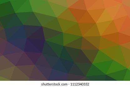 Light Multicolor, Rainbow vector polygon abstract polygon abstract. Shining illustration, which consist of triangles. A new texture for your design.