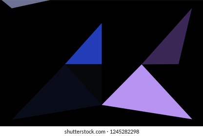 Light Multicolor, Rainbow vector polygon abstract background. Triangular geometric sample with gradient.  A completely new design for your business.