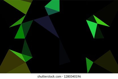 Light Multicolor, Rainbow vector polygon abstract layout. Colorful abstract illustration with gradient. Brand new design for your business.