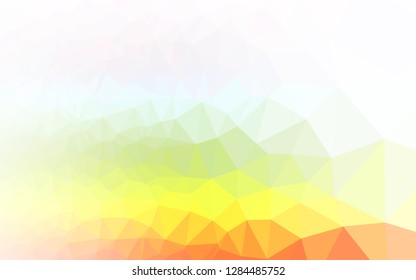 Light Multicolor, Rainbow vector polygon abstract layout. An elegant bright illustration with gradient. A completely new design for your business.