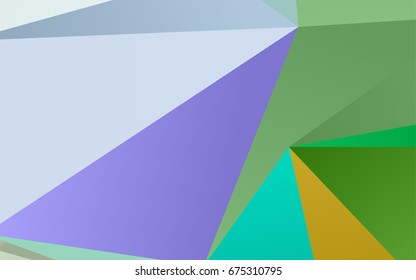 Light Multicolor, Rainbow vector polygon abstract background. A sample with polygonal shapes. The template can be used as a background for cell phones.