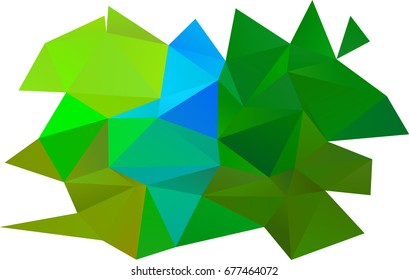 Light Multicolor, Rainbow vector polygon abstract background. Glitter abstract illustration with an elegant design. The textured pattern can be used for background.