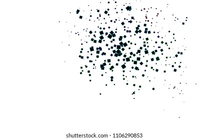 Light Multicolor, Rainbow vector polygonal illustration consisting of rectangles. Rectangular design for your business. Creative geometric background in origami style with gradient.