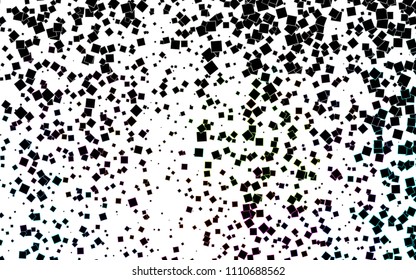 Light Multicolor, Rainbow vector polygonal illustration consisting of rectangles. Rectangular design for your business. Creative geometric background in origami style with gradient.