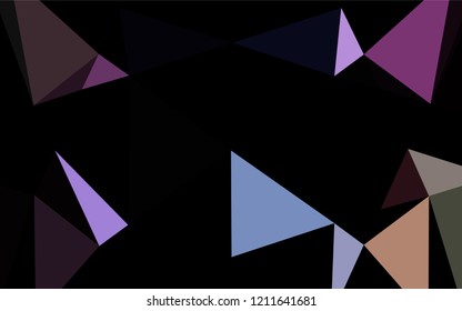 Light Multicolor, Rainbow vector polygonal background. Colorful abstract illustration with gradient. Brand new design for your business.