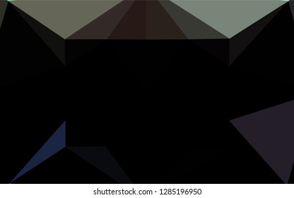 Light Multicolor, Rainbow vector polygonal background. Colorful illustration in abstract style with gradient. A new texture for your design.