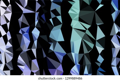 Light Multicolor, Rainbow vector polygonal template. Modern geometrical abstract illustration with gradient. The textured pattern can be used for background.