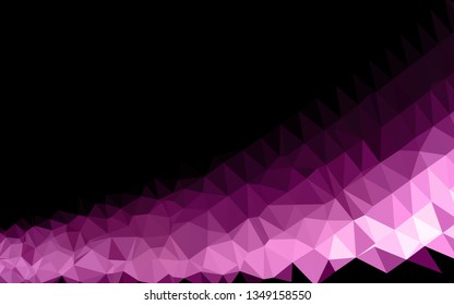 Light Multicolor, Rainbow vector polygonal background. Colorful illustration in abstract style with gradient. Completely new template for your business design.