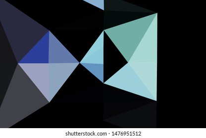 Light Multicolor, Rainbow vector polygonal background. Shining colored illustration in a Brand new style. Completely new design for your business.
