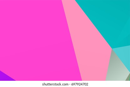 Light Multicolor, Rainbow vector polygonal background. Colorful abstract illustration with gradient. The elegant pattern can be used as part of a brand book.