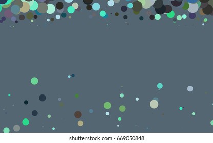 Light Multicolor, Rainbow vector red pattern of geometric circles, shapes. Colorful mosaic banner. Geometric background with colored disks.