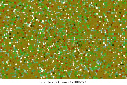 Light Multicolor, Rainbow vector red pattern of geometric circles, shapes. Colorful mosaic banner. Geometric background with colored disks.