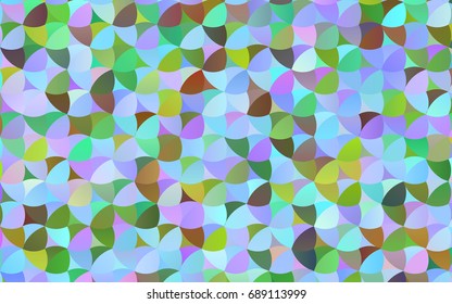 Light Multicolor, Rainbow vector red pattern of geometric circles, shapes. Colorful mosaic banner. Geometric background with colored disks.