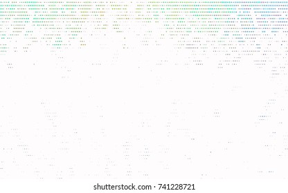 Light Multicolor, Rainbow vector red pattern of geometric circles, shapes. Colorful mosaic banner. Geometric background with colored disks.